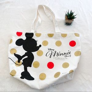 Sephora x Disney Minnie Polka Dot Canvas Tote Bag
